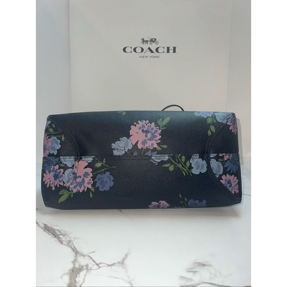 Coach Reversible Tote Handbag Floral Print F72652 - Picture 5 of 8